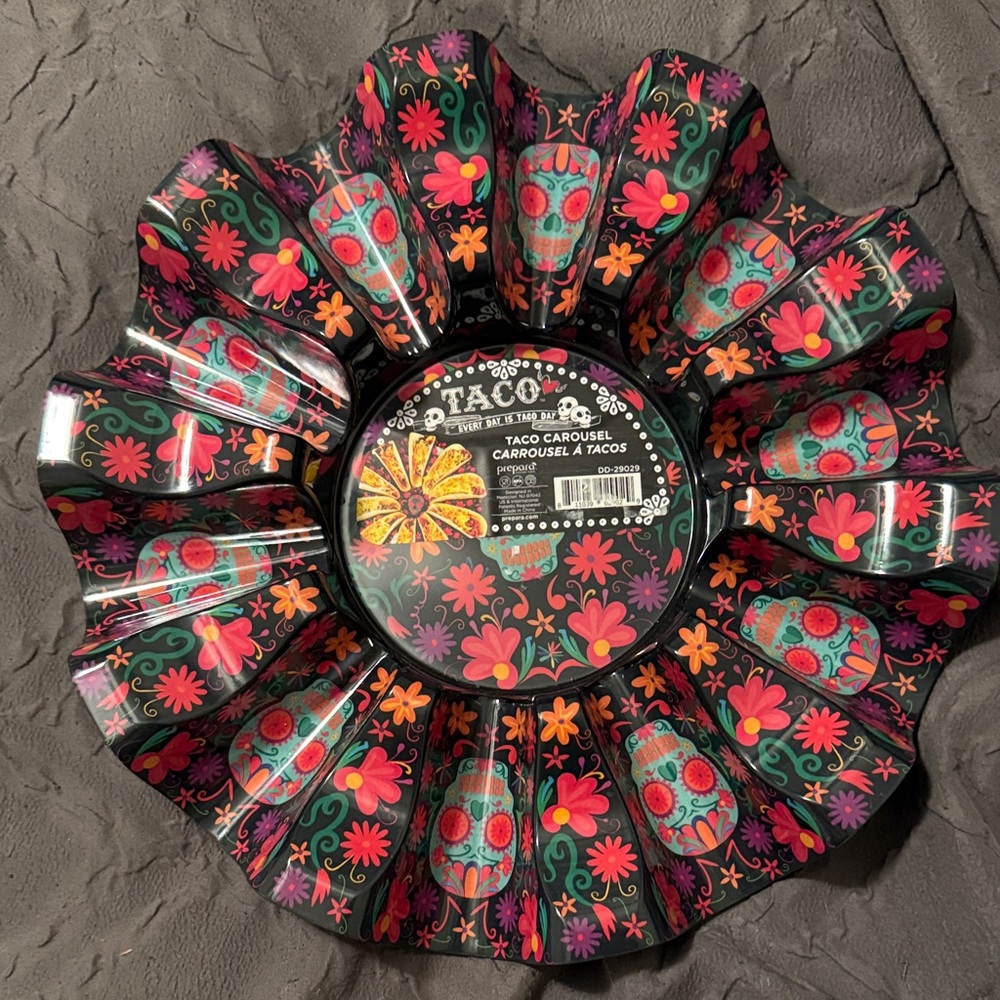 Prepara Taco Carousel NWT Day of The Dead